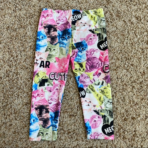 LOL Vintage Crazy Cat Pants Leggings - Picture 2 of 8